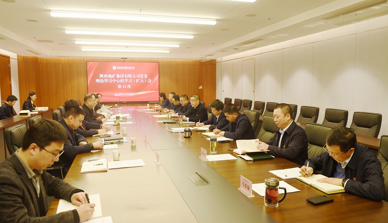 陕西地矿集团党委理论学习中心组集体学法